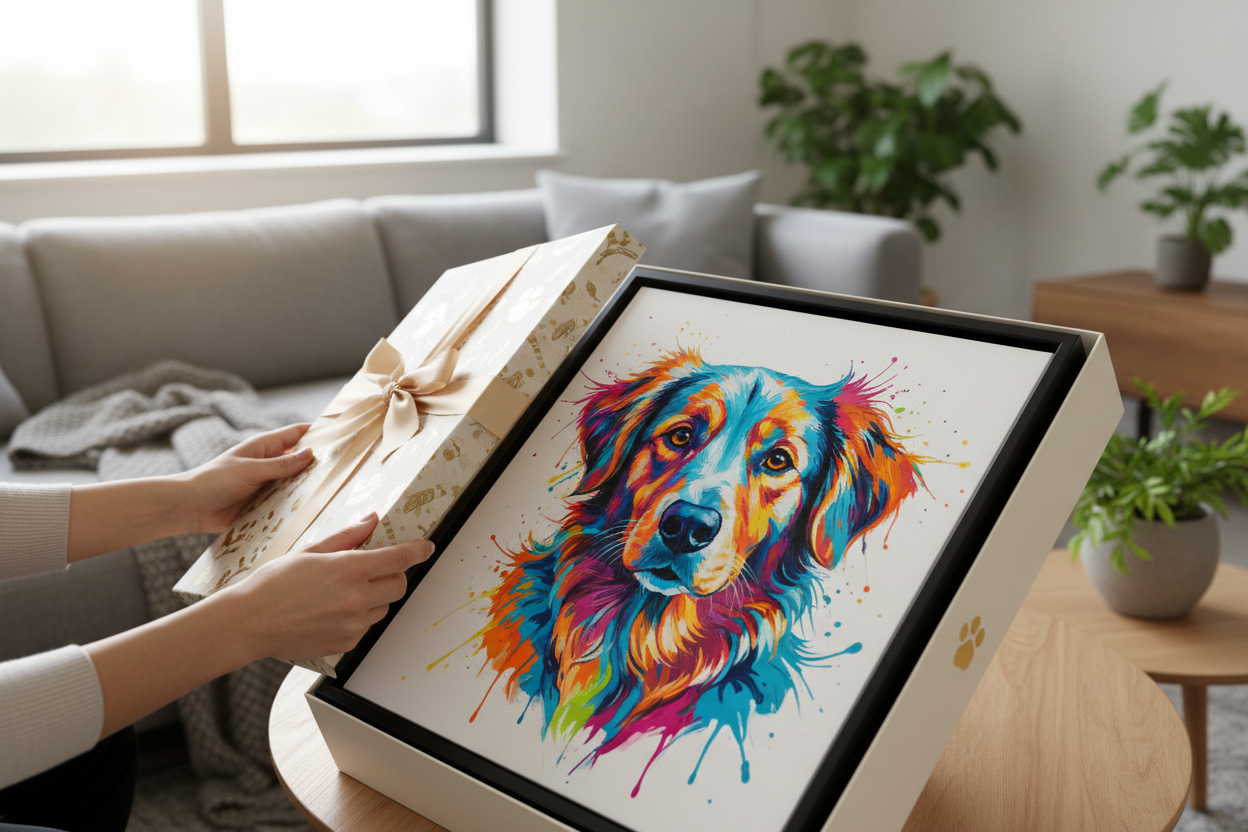 Why an Abstract Pet Portrait Is the Most Memorable Gift You Can Give
