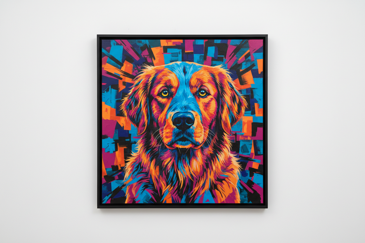 What Is Mixed-Media Abstract Pet Art? (And Why It Looks So Good on a Wall)