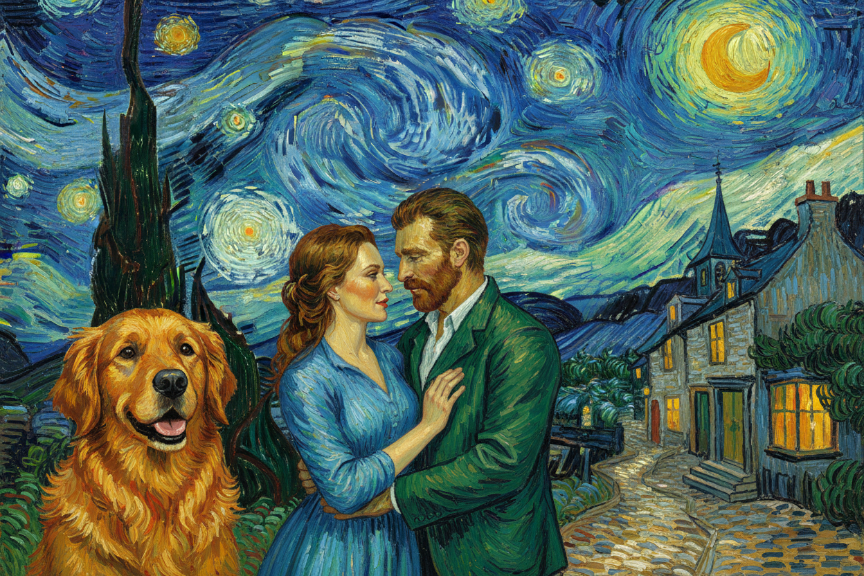 Van Gogh Style Portraits: Turn Your Pet, Person, or Place Into a Legendary Masterpiece