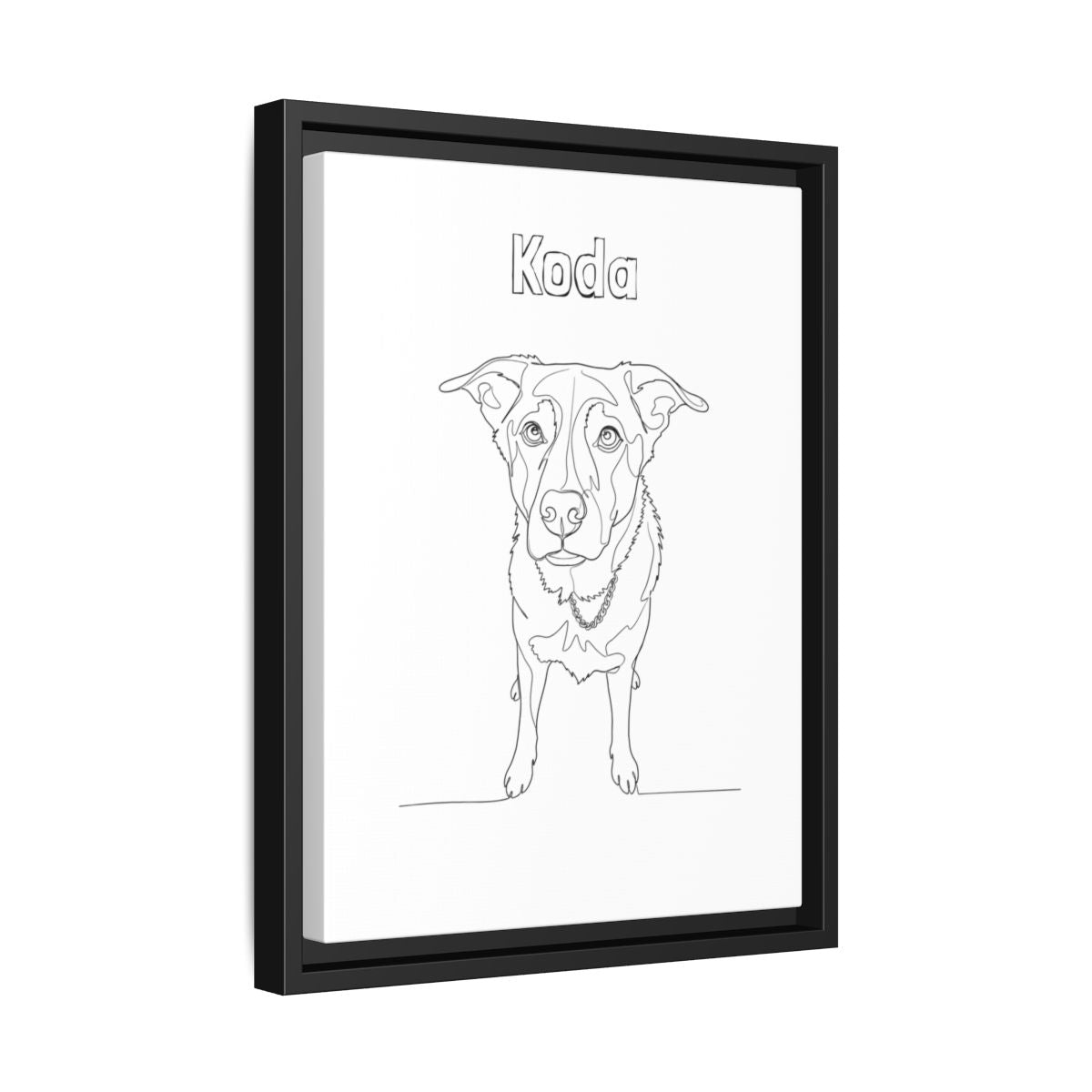 Line Art Style with Text