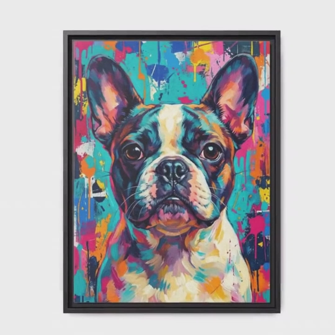 Mixed-Media Abstract Art Style